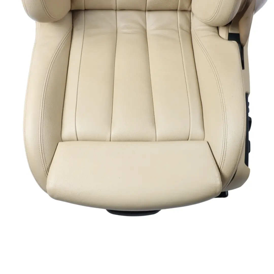 Front Left N/S Heated Leather Dakota Beige Exclusive Seam to BMW F33 Sport Seat with Part number 7340013 BMW F33 Sport Seat Front Left N/S Heated Leather Dakota Beige Exclusive Seam - SKU RHD-7340013-1 - Part number 7340013