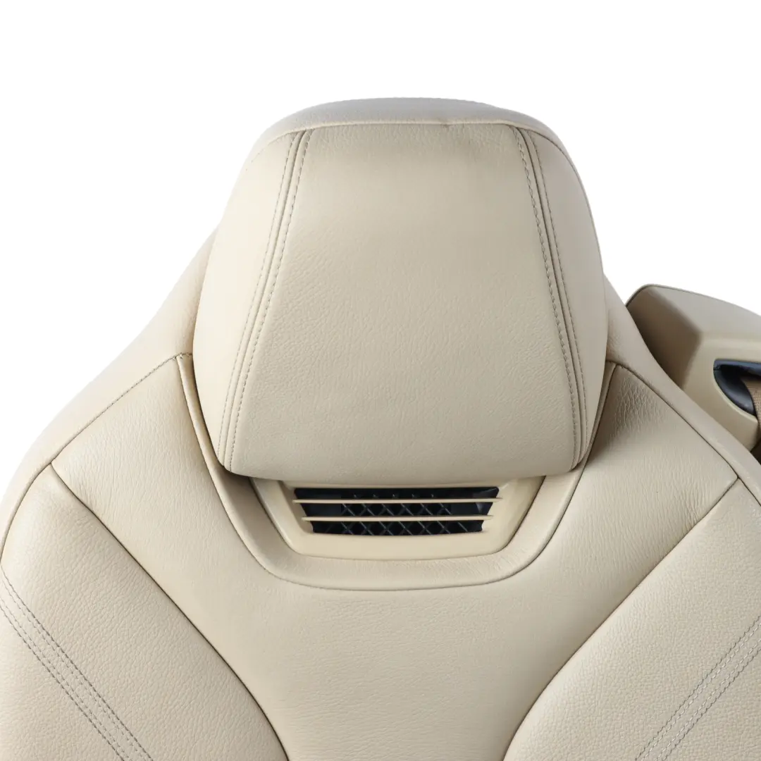 Front Left N/S Heated Leather Dakota Beige Exclusive Seam to BMW F33 Sport Seat with Part number 7340013 BMW F33 Sport Seat Front Left N/S Heated Leather Dakota Beige Exclusive Seam - SKU RHD-7340013-1 - Part number 7340013