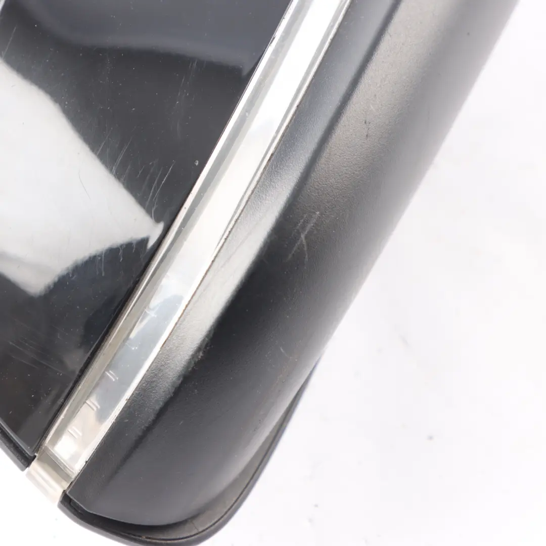  Wing Mirror BMW F30 F31 Heated Right O/S Outside Schwarz 2 Black 668 - SKU RHD-7345656-SCH - Part number 7345656