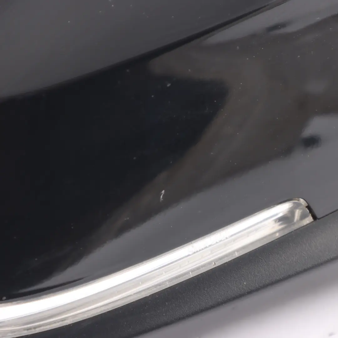  Wing Mirror BMW F30 F31 Heated Right O/S Outside Schwarz 2 Black 668 - SKU RHD-7345656-SCH - Part number 7345656
