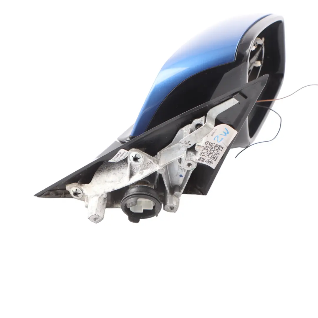  Wing Mirror BMW F30 F31 High Gloss Heated Right O/S Estorilblau Estoril Blue B45 - SKU rhd-7345660-EB1 - Part number 7345660