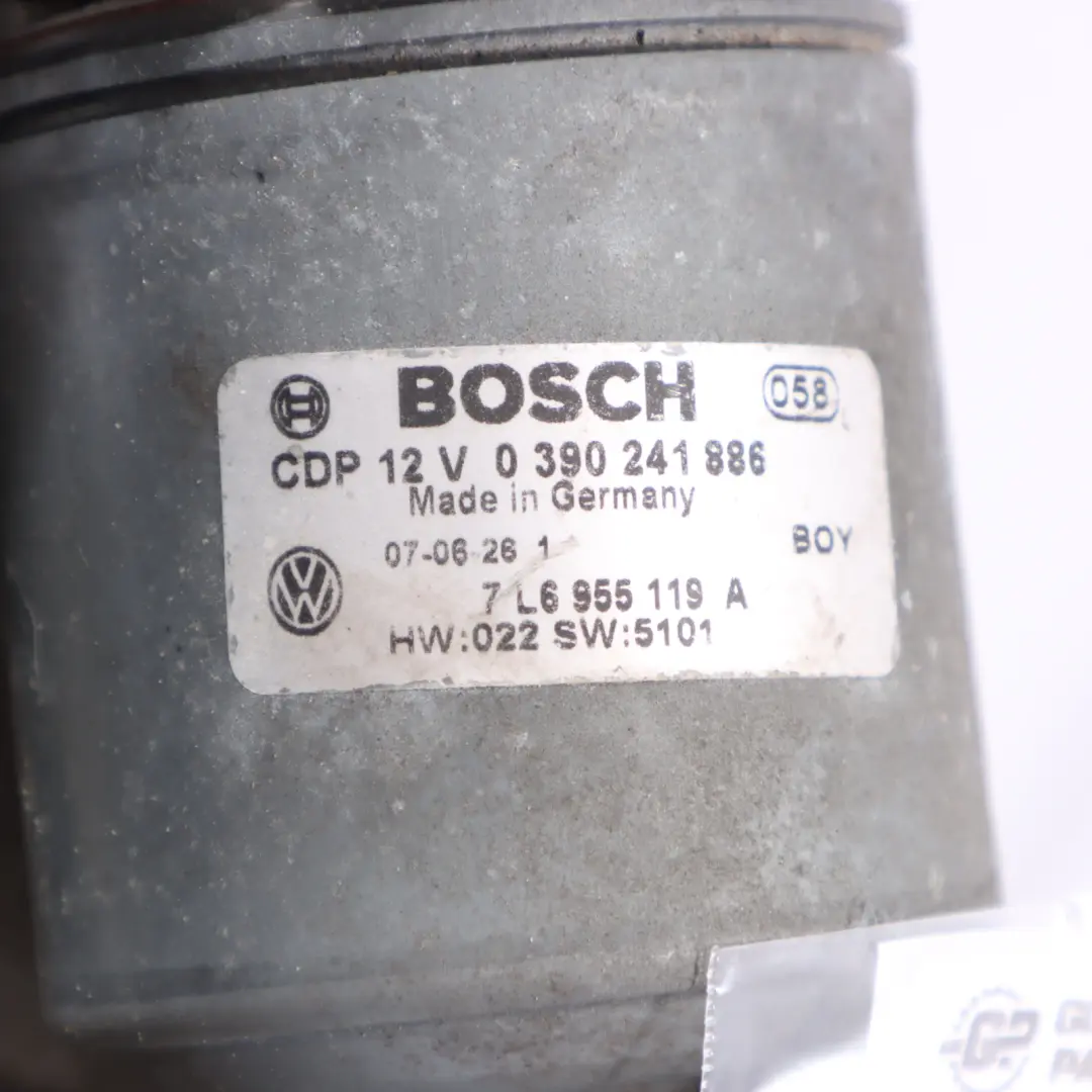 Tuareg 7L Windscreen Front Wiper Arm Mechanism Motor 7L6955023A to Volkswagen with Part number 7L0955602B Volkswagen Tuareg 7L Windscreen Front Wiper Arm Mechanism Motor 7L6955023A - SKU RHD-7L0955602B - Part number 7L0955602B