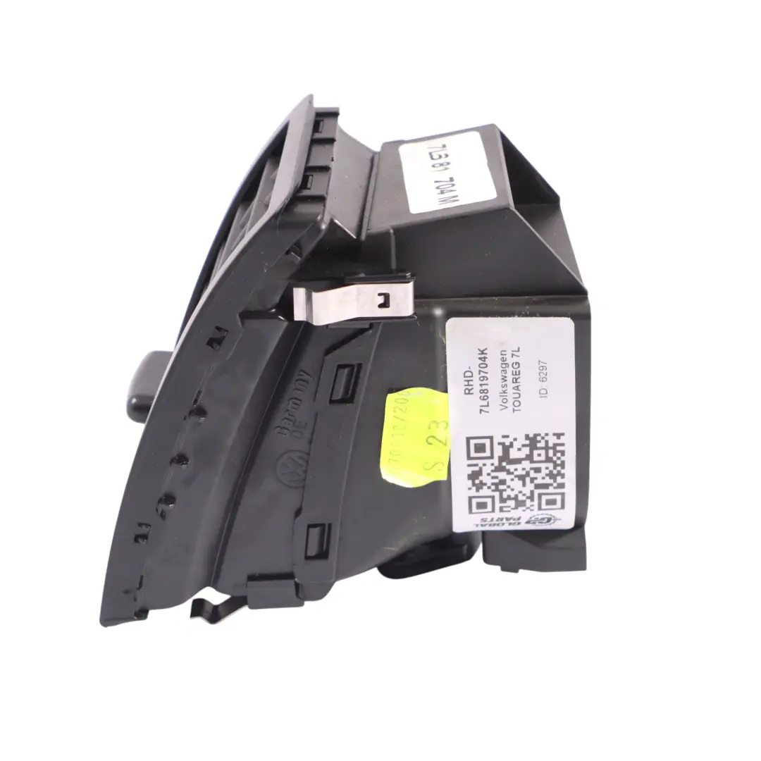 7L Front Dashboard Left N/S Side Air Vent Grill 7L6819704M to Volkswagen Touareg with Part number 7L6819704K Volkswagen Touareg 7L Front Dashboard Left N/S Side Air Vent Grill 7L6819704M - SKU RHD-7L6819704K - Part number 7L6819704K