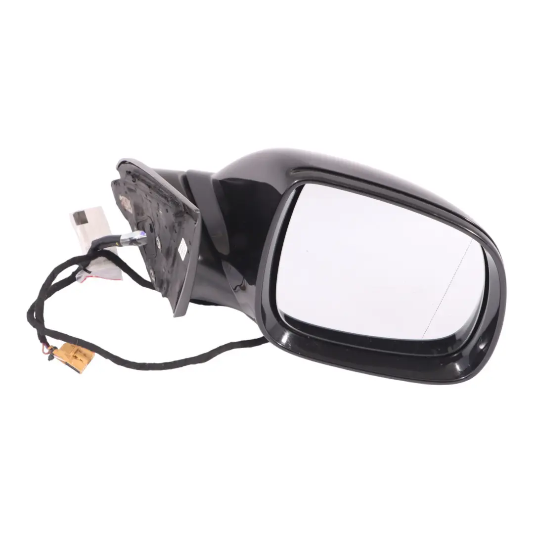7L Wing Mirror Heated Power Fold Left N/S Black Magic Pearl - C9Z VW Touareg - SKU RHD-7L6857508GQ-BLM - Part number 7L6857508GQ