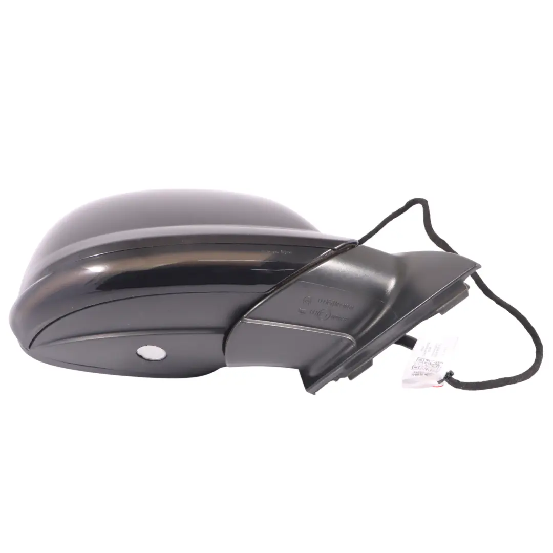 7L Wing Mirror Heated Power Fold Left N/S Black Magic Pearl - C9Z VW Touareg - SKU RHD-7L6857508GQ-BLM - Part number 7L6857508GQ