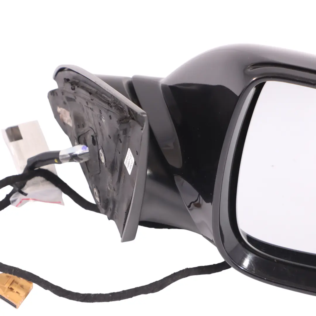 7L Wing Mirror Heated Power Fold Left N/S Black Magic Pearl - C9Z VW Touareg - SKU RHD-7L6857508GQ-BLM - Part number 7L6857508GQ