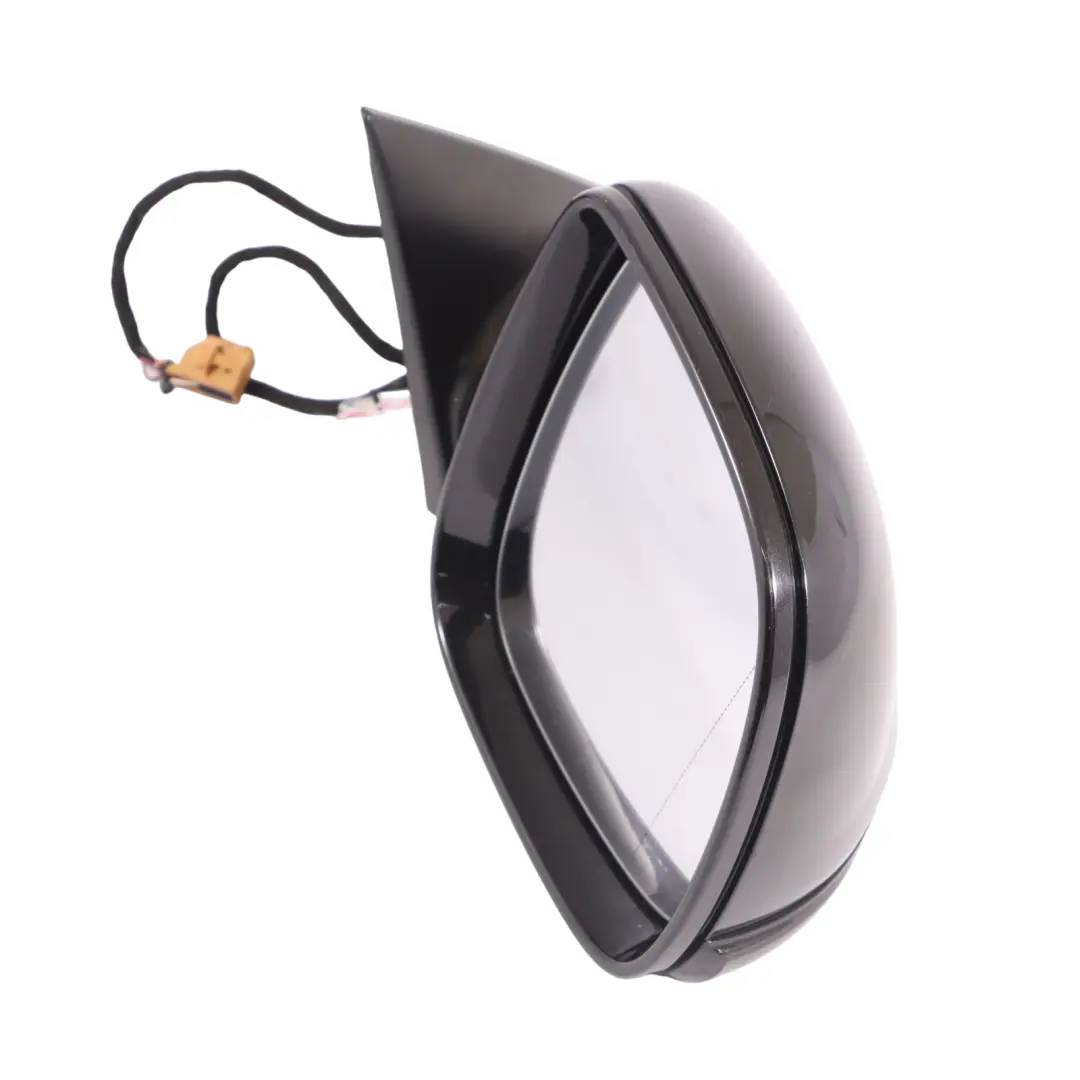 7L Wing Mirror Heated Power Fold Left N/S Black Magic Pearl - C9Z VW Touareg - SKU RHD-7L6857508GQ-BLM - Part number 7L6857508GQ
