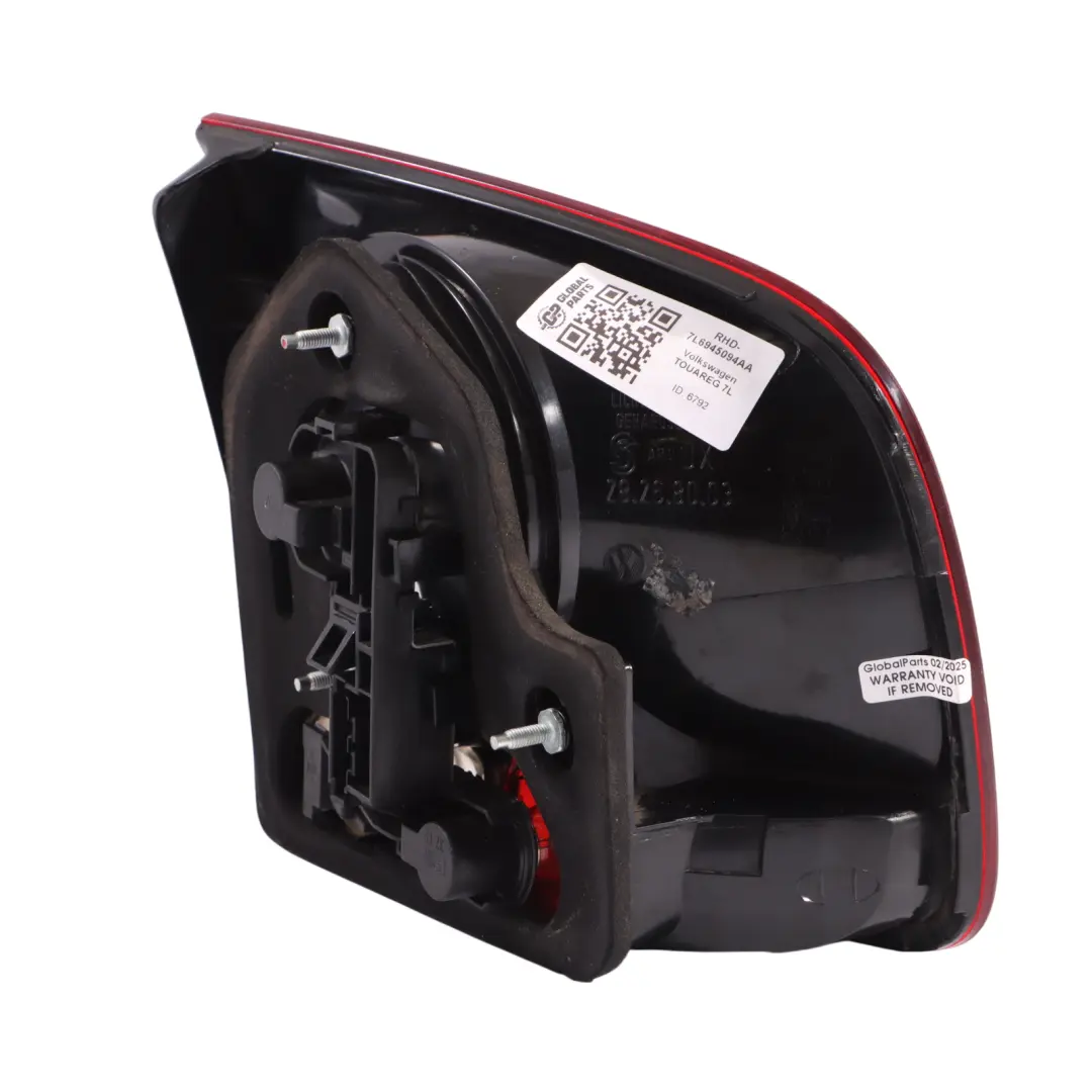 VW Touareg 7L Light Trunk Lid Boot Tailgate Lamp Rear Right O/S - SKU RHD-7L6945094AA - Part number 7L6945094AA