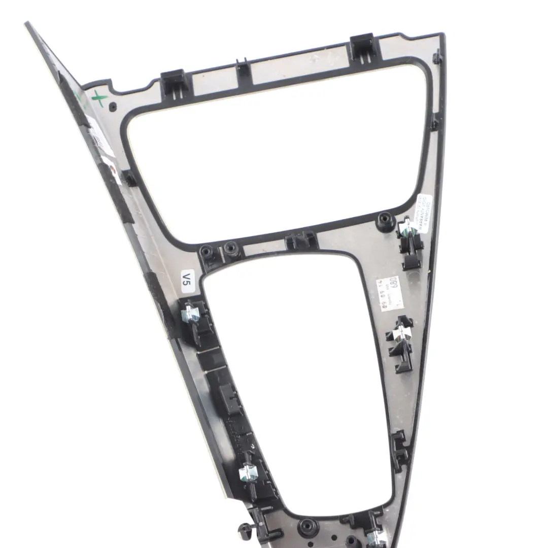 Centre Console Cover BMW F06 F13 Cup Holder Trim Panel Frame Aluminium Hexagon to with Part number 8052346 Centre Console Cover BMW F06 F13 Cup Holder Trim Panel Frame Aluminium Hexagon - SKU rhd-8052346 - Part number 8052346