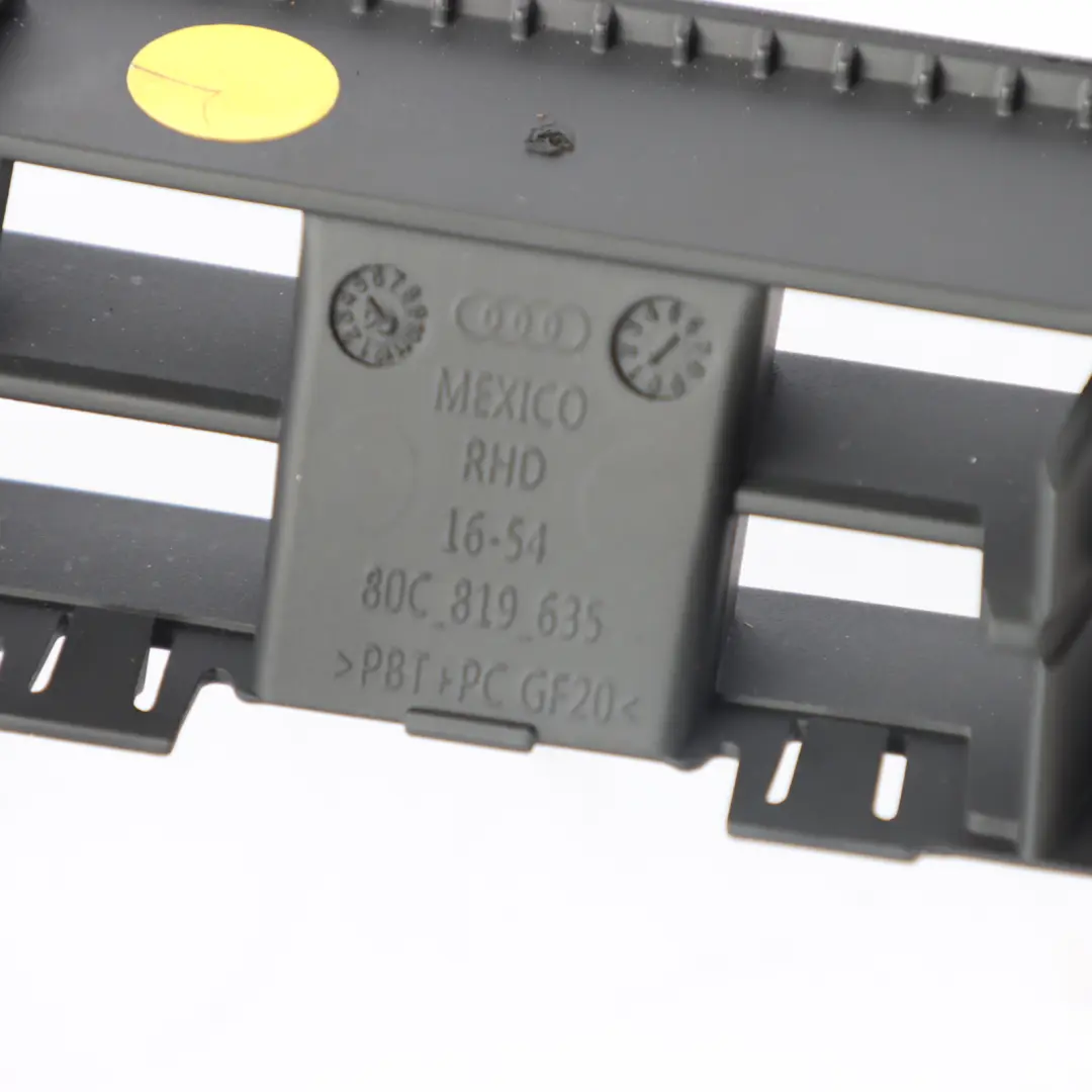 Dashboard Centre Air Vent Front Grille Trim Panel Cover to Audi Q5 FY with Part number 80C819635 Audi Q5 FY Dashboard Centre Air Vent Front Grille Trim Panel Cover - SKU RHD-80C819635 - Part number 80C819635