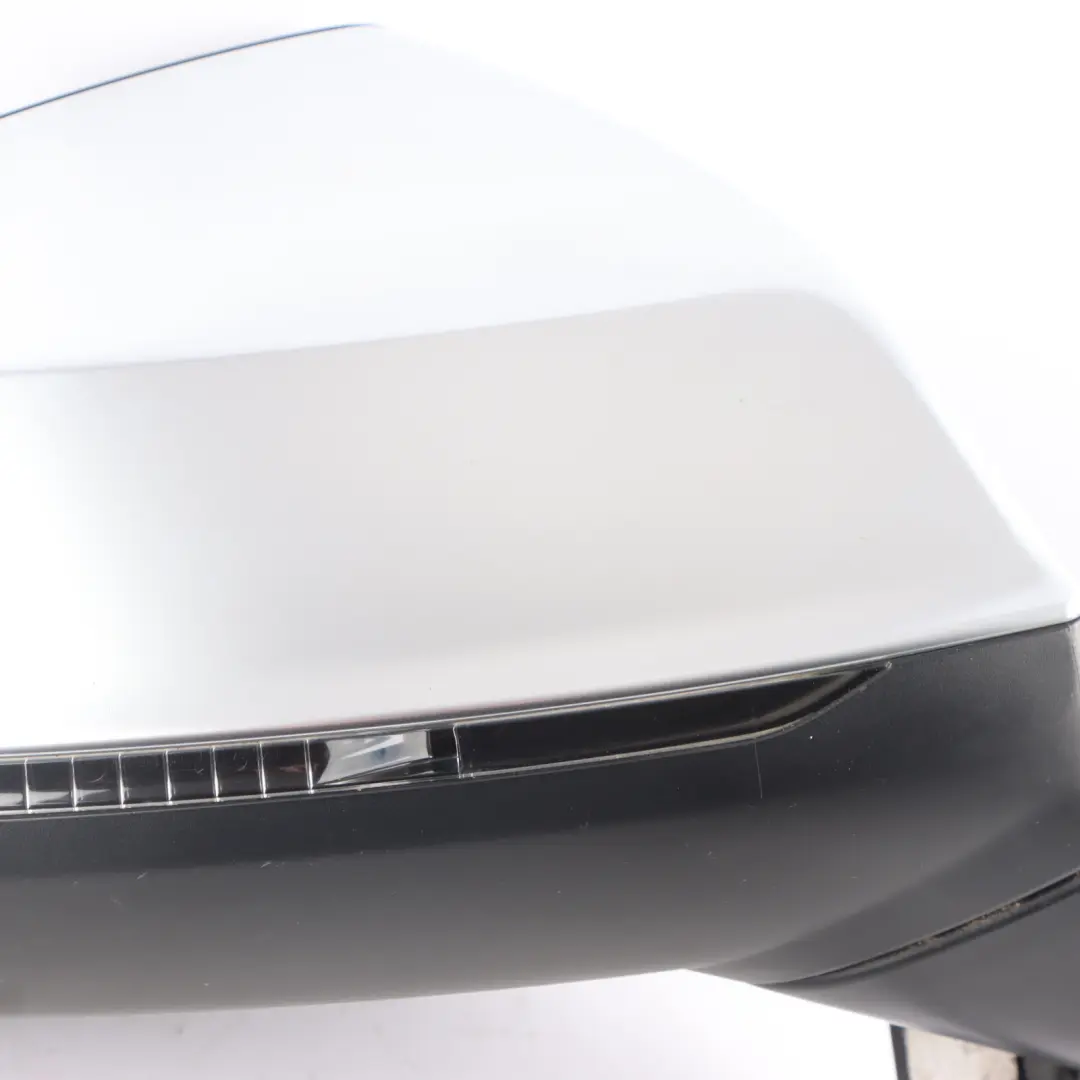 Audi SQ5 FY Front Mirror Wing Door Electric Right O/S Aluminium - SKU RHD-80C857410E-ALU - Part number 80C857410E