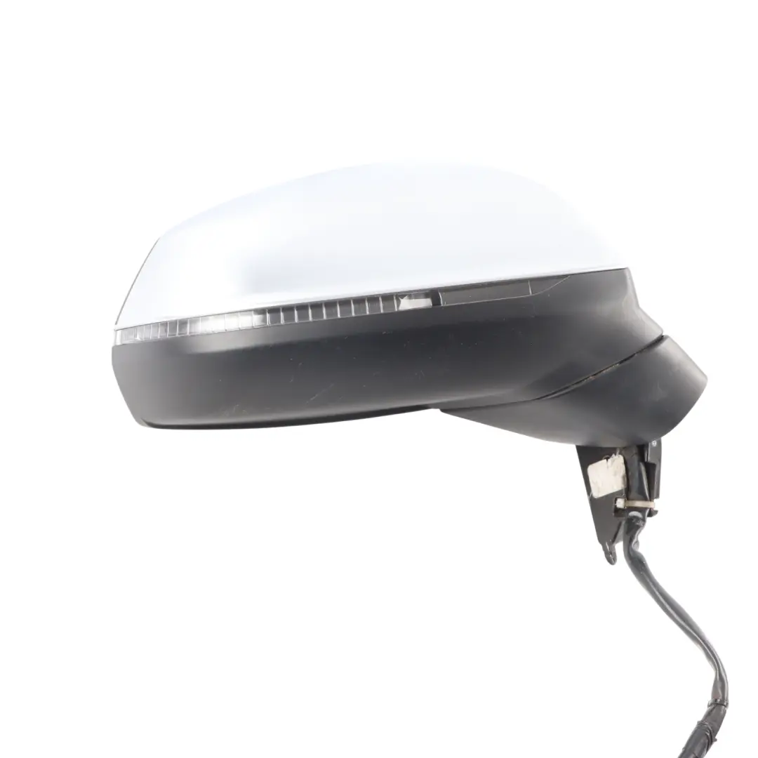 Audi SQ5 FY Front Mirror Wing Door Electric Right O/S Aluminium - SKU RHD-80C857410E-ALU - Part number 80C857410E