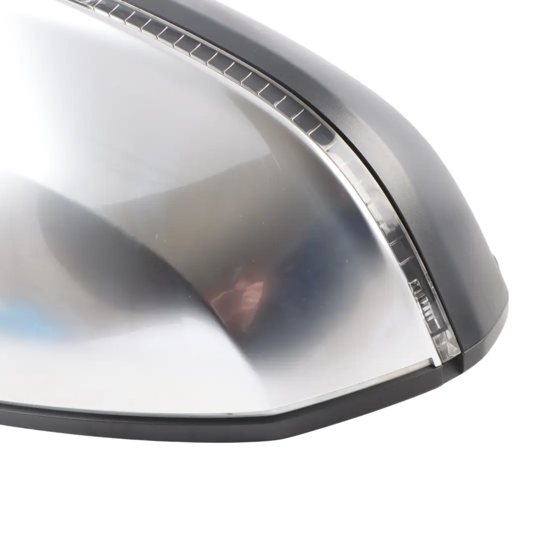 Audi SQ5 FY Front Mirror Wing Door Electric Right O/S Aluminium - SKU RHD-80C857410E-ALU - Part number 80C857410E