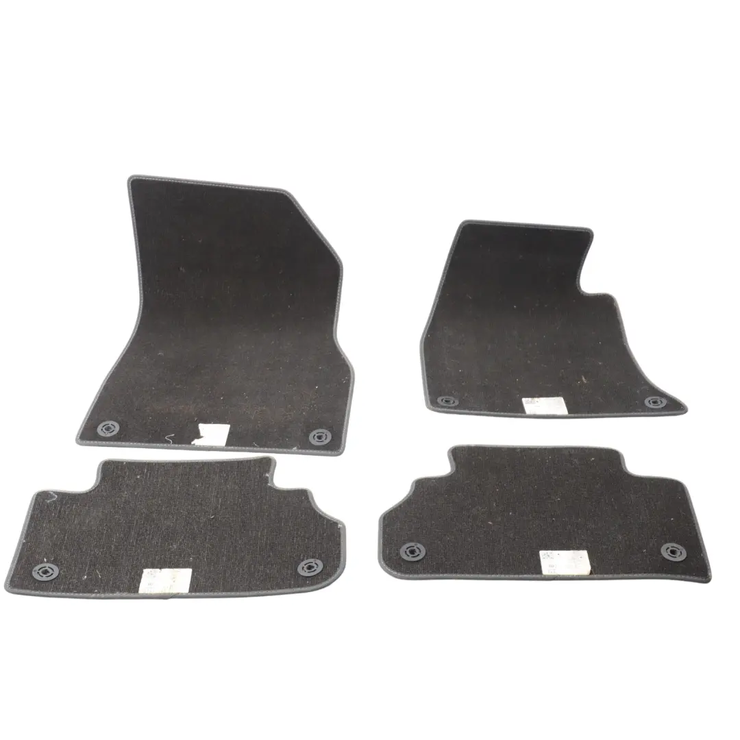 Audi Q5 SQ5 FY Carpet Floor Mats Velour Black Set - SKU RHD-80C863691 - Part number 80C863691