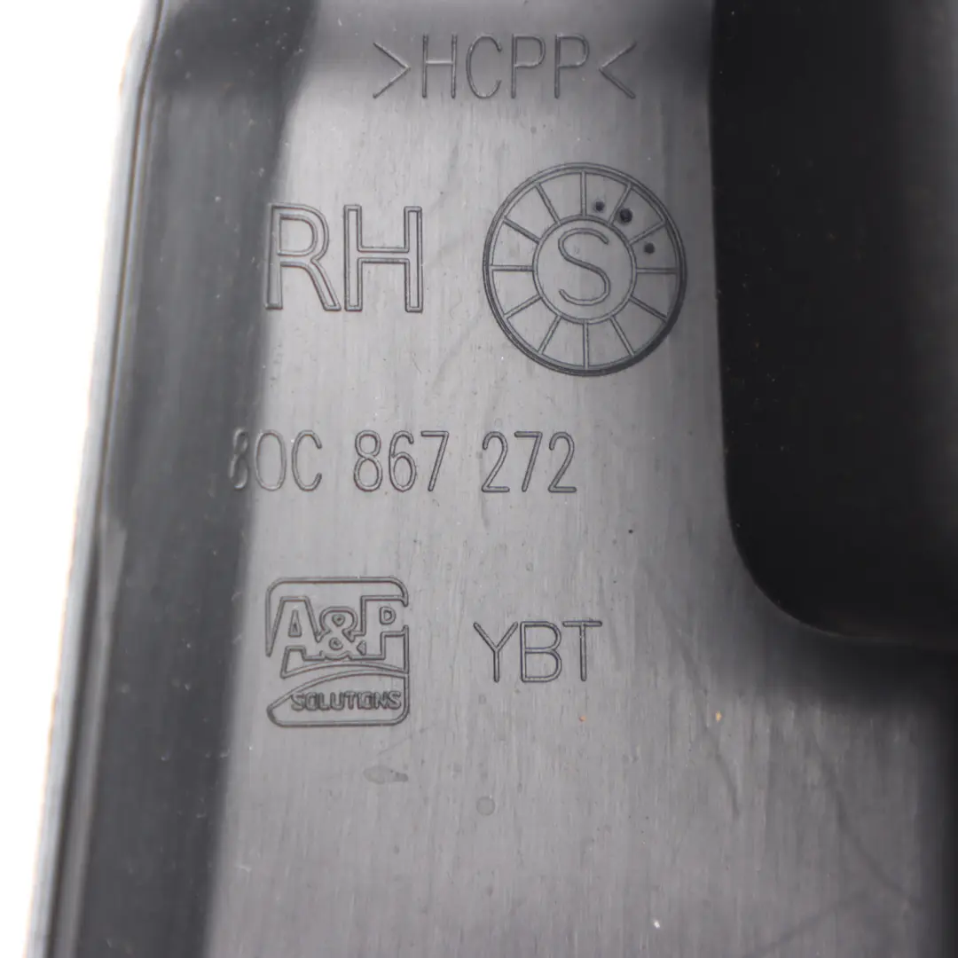 Interior Front Lower A Pillar Column Sill Trim Right O/S to Audi Q5 FY with Part number 80C867272 Audi Q5 FY Interior Front Lower A Pillar Column Sill Trim Right O/S - SKU RHD-80C867272 - Part number 80C867272