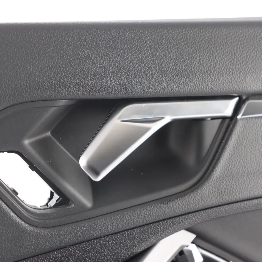RSQ3 F3 Sportback Door Card Panel Front Right O/S Black Alcantara Soul to Audi with Part number 83B867104EF Audi RSQ3 F3 Sportback Door Card Panel Front Right O/S Black Alcantara Soul - SKU RHD-83B867104EF - Part number 83B867104EF