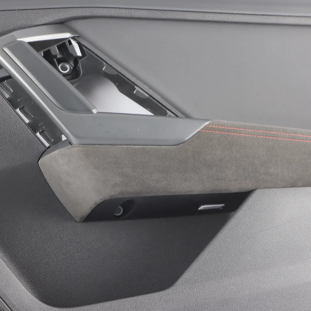 Audi RSQ3 F3 Sportback Door Card Panel Front Right O/S Black Alcantara Soul - SKU RHD-83B867104EF - Part number 83B867104EF