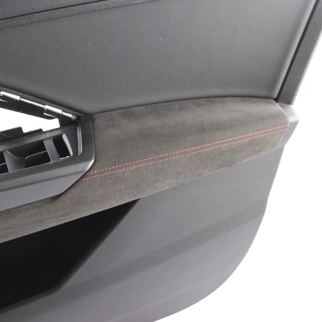 RSQ3 F3 Sportback Door Card Panel Front Right O/S Black Alcantara Soul to Audi with Part number 83B867104EF Audi RSQ3 F3 Sportback Door Card Panel Front Right O/S Black Alcantara Soul - SKU RHD-83B867104EF - Part number 83B867104EF