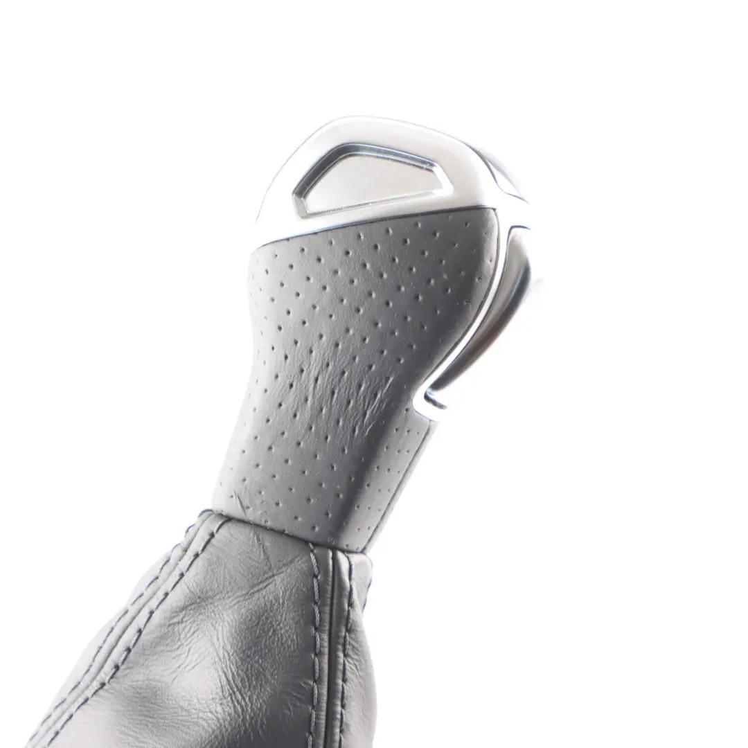 Stick Selector Lever Knob Leather Automatic Gearbox to Audi Q3 F3 Gear with Part number 83C713139F Audi Q3 F3 Gear Stick Selector Lever Knob Leather Automatic Gearbox - SKU RHD-83C713139F - Part number 83C713139F