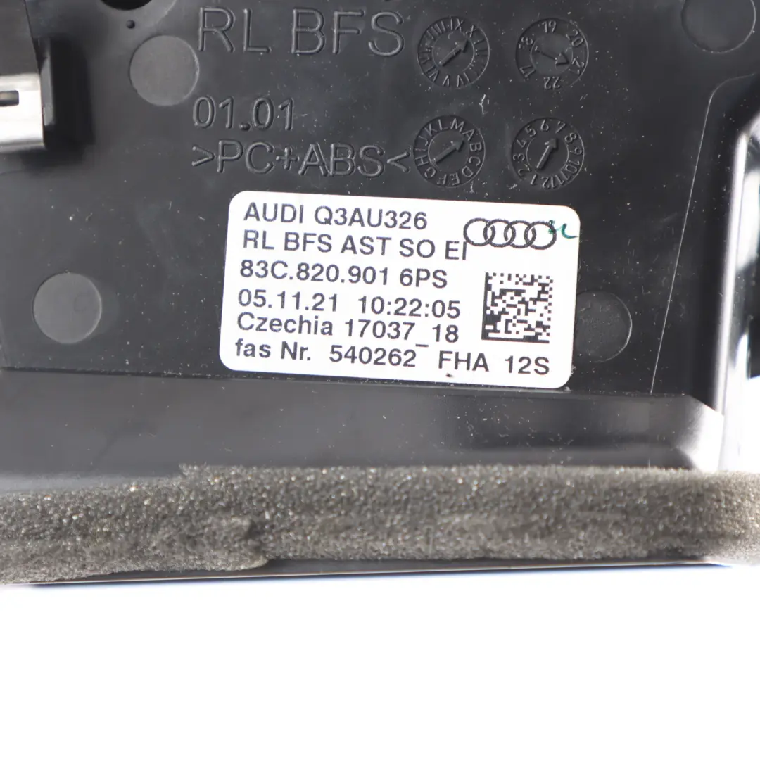 Vent Dashboard Grille Air Ventilation Passenger Side to Audi Q3 F3 Air with Part number 83C820901 Audi Q3 F3 Air Vent Dashboard Grille Air Ventilation Passenger Side - SKU RHD-83C820901 - Part number 83C820901