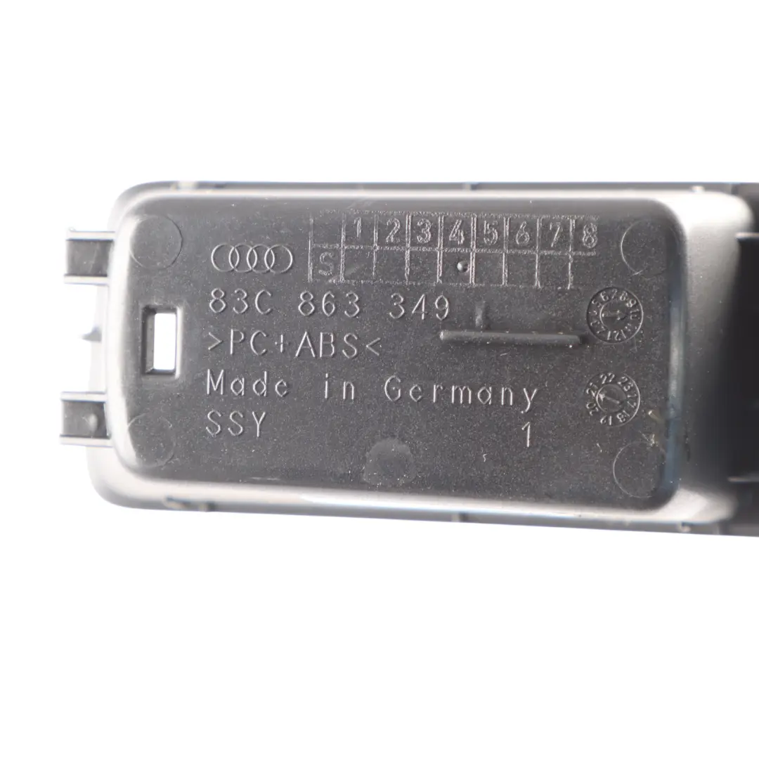 Centre Console Storage Compartment Handbrake Panel to Audi Q3 F3 with Part number 83C863349 Audi Q3 F3 Centre Console Storage Compartment Handbrake Panel - SKU RHD-83C863349 - Part number 83C863349