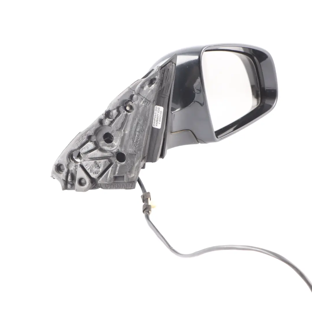 Audi A4 B7 Door Wing Mirror Right O/S Outside Phantom Black Z9Y - SKU RHD-8E2858532AA-PHB - Part number 8E2858532AA
