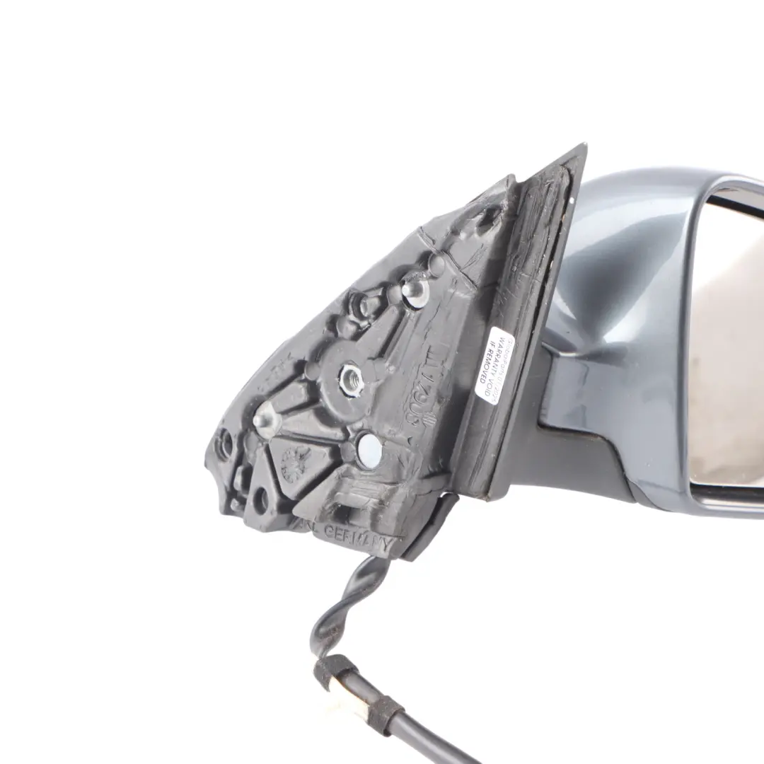 Audi A4 B7 Electric Wing Mirror Door Right O/S Dolphin Grey X7Z - SKU RHD-8E2858532AC-DGM - Part number 8E2858532AC