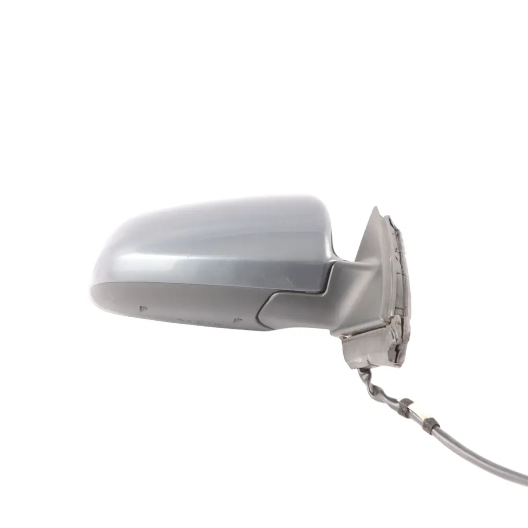 Audi A4 B7 Electric Wing Mirror Door Right O/S Dolphin Grey X7Z - SKU RHD-8E2858532AC-DGM - Part number 8E2858532AC