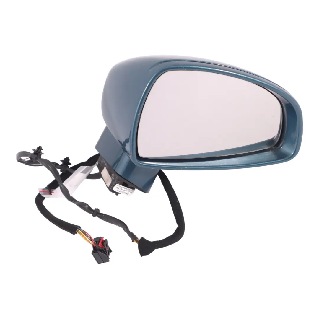 Door Wing Mirror Right O/S Petrol Blue Pearl - X5Z to Audi TT 8J Coupe with Part number 8J0857502A Audi TT 8J Coupe Door Wing Mirror Right O/S Petrol Blue Pearl - X5Z - SKU RHD-8J0857502A-PEB - Part number 8J0857502A