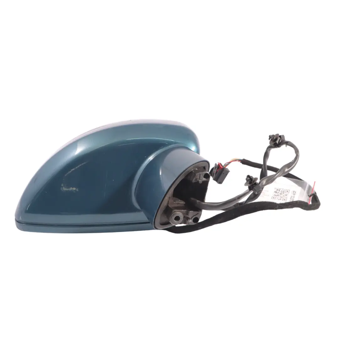 Door Wing Mirror Right O/S Petrol Blue Pearl - X5Z to Audi TT 8J Coupe with Part number 8J0857502A Audi TT 8J Coupe Door Wing Mirror Right O/S Petrol Blue Pearl - X5Z - SKU RHD-8J0857502A-PEB - Part number 8J0857502A