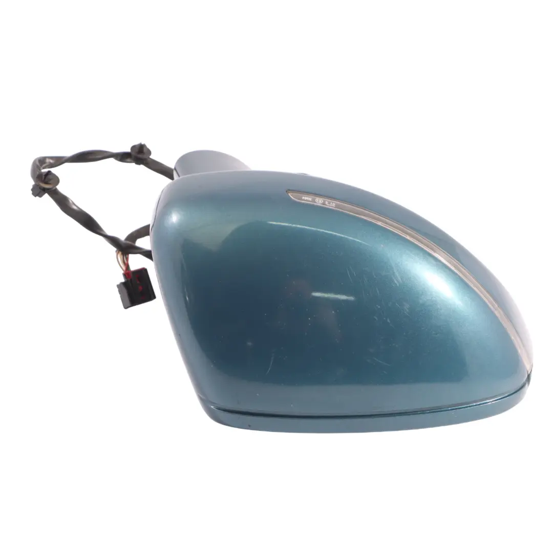 Door Wing Mirror Right O/S Petrol Blue Pearl - X5Z to Audi TT 8J Coupe with Part number 8J0857502A Audi TT 8J Coupe Door Wing Mirror Right O/S Petrol Blue Pearl - X5Z - SKU RHD-8J0857502A-PEB - Part number 8J0857502A