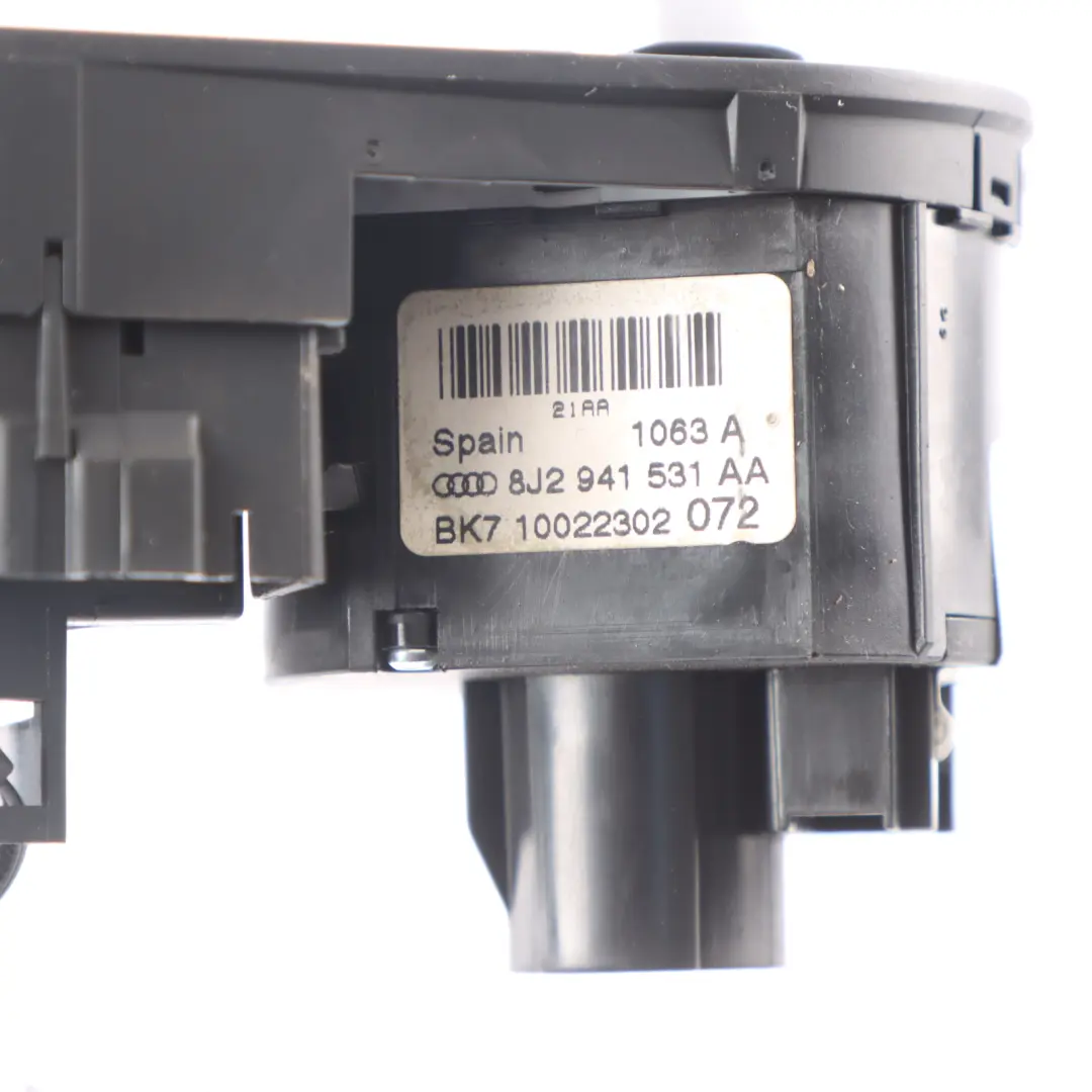 Headlight Switch Control Panel Fog Light Unit to Audi TT 8J with Part number 8J2941531AA Audi TT 8J Headlight Switch Control Panel Fog Light Unit - SKU RHD-8J2941531AA - Part number 8J2941531AA