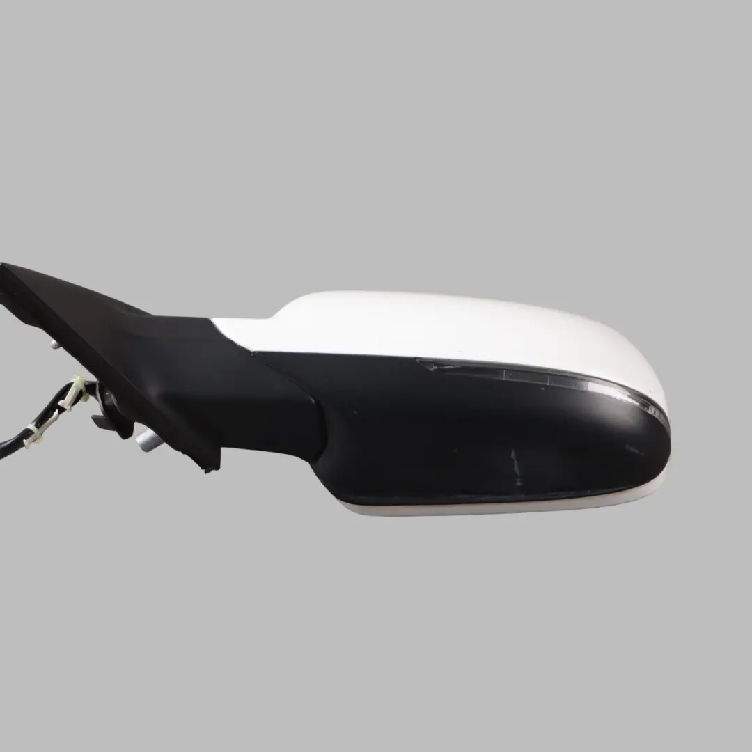 Audi A4 B8 Door Left N/S Mirror Wing Electric Ibis White Y9C - SKU RHD-8K2857409AF-IWH - Part number 8K2857409AF