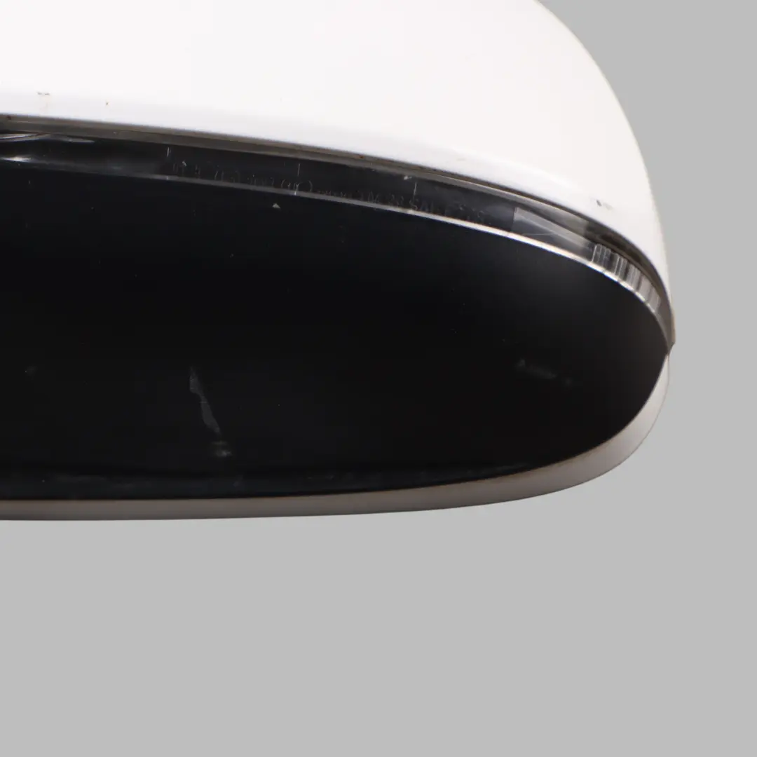 Audi A4 B8 Door Left N/S Mirror Wing Electric Ibis White Y9C - SKU RHD-8K2857409AF-IWH - Part number 8K2857409AF