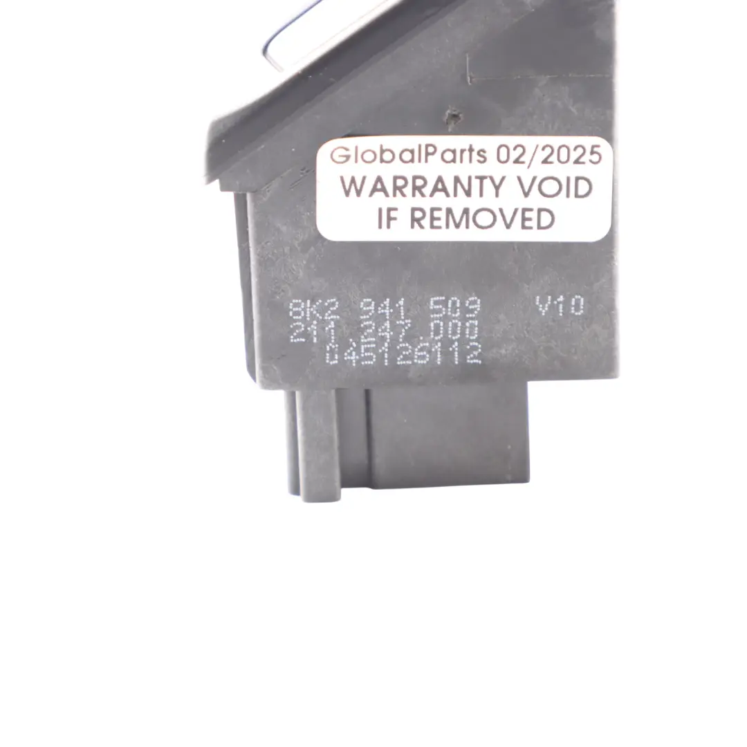 Hazard Warning Light Switch Button Unit to Audi A4 S4 B8 A5 8T with Part number 8K2941509 Audi A4 S4 B8 A5 8T Hazard Warning Light Switch Button Unit - SKU RHD-8K2941509 - Part number 8K2941509
