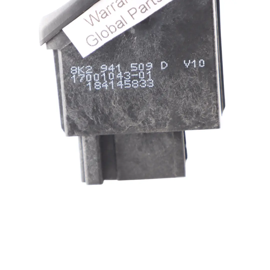 Audi RS4 B8 Hazard Warning System Switch Button Emergency Light - SKU RHD-8K2941509D - Part number 8K2941509D