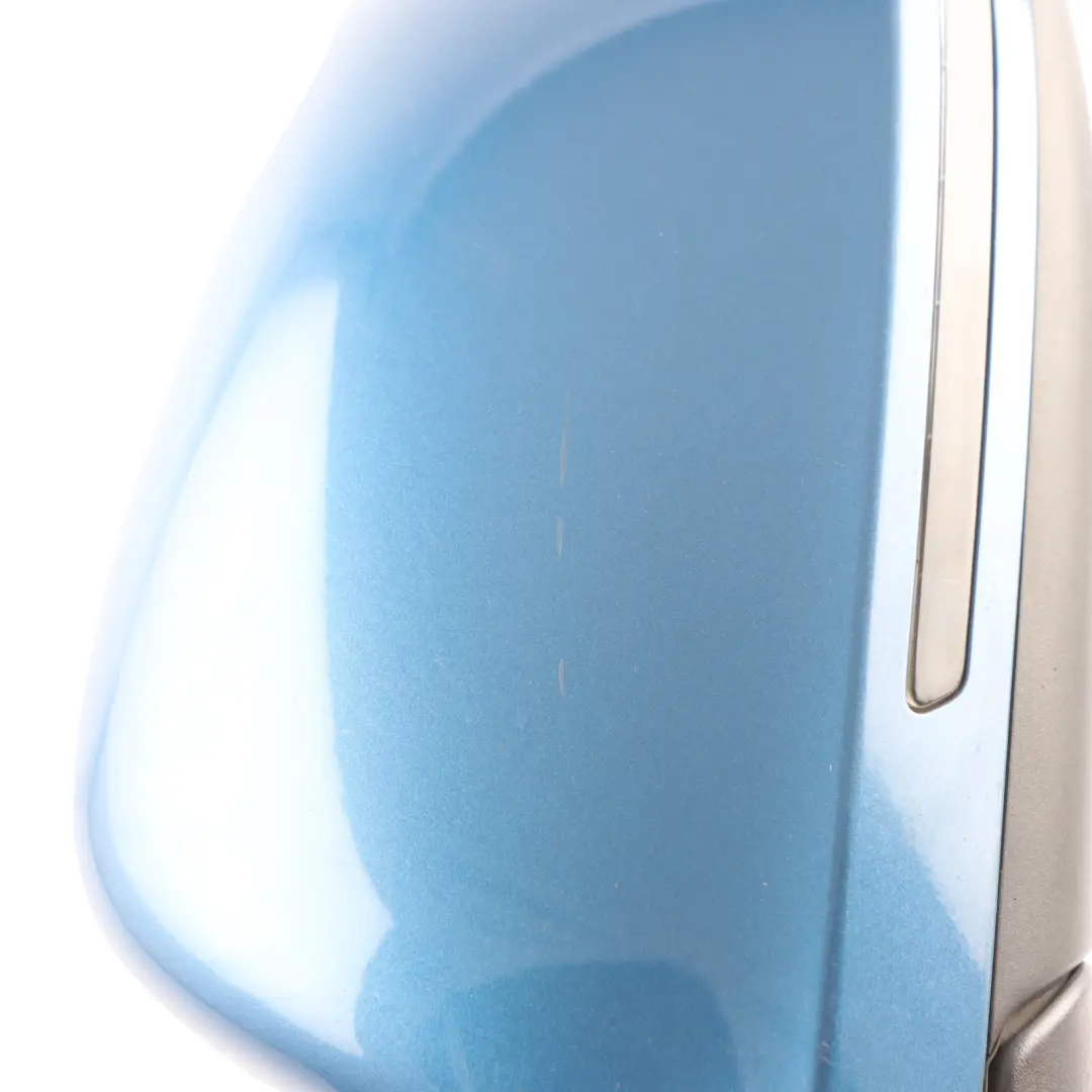 Audi A3 8P Wing Mirror Glass Door Left N/S Aruba Blue Pearl - X5V - SKU RHD-8P2858531EB-ARB - Part number 8P2858531EB
