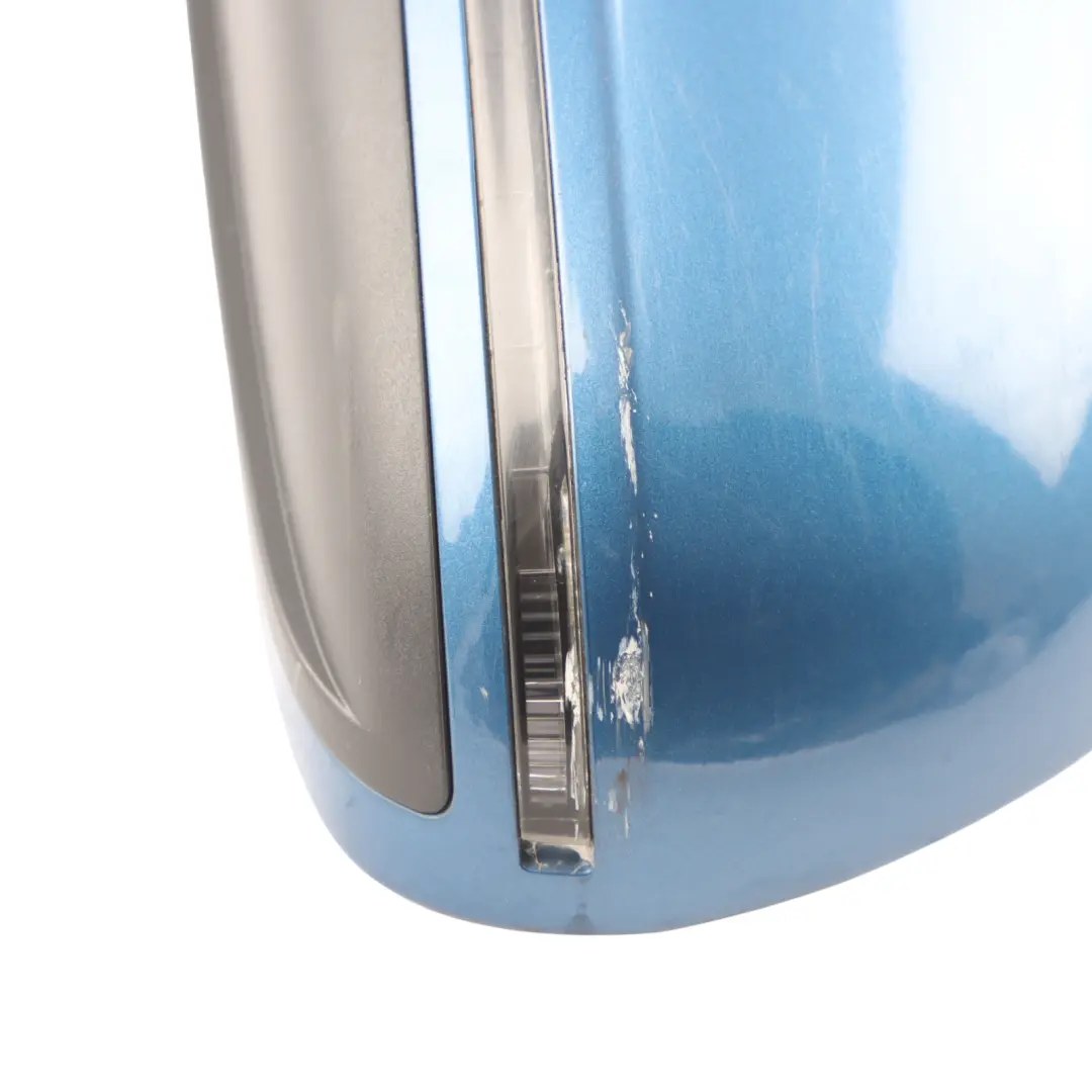 Audi A3 8P Wing Mirror Glass Door Left N/S Aruba Blue Pearl - X5V - SKU RHD-8P2858531EB-ARB - Part number 8P2858531EB