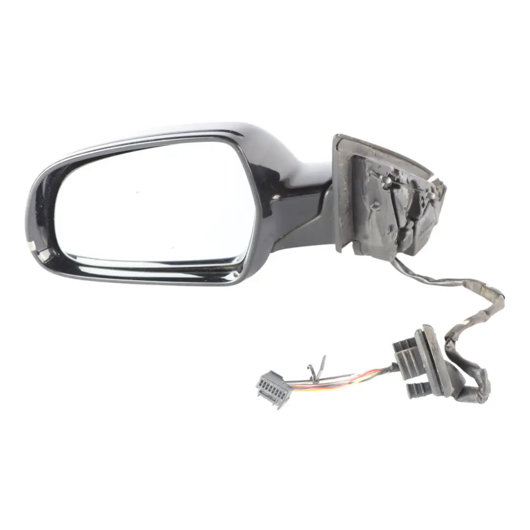 Audi A3 8P Electric Wing Mirror Left N/S Brilliant Black Y9B - SKU RHD-8P2858531GB-BBL - Part number 8P2858531GB