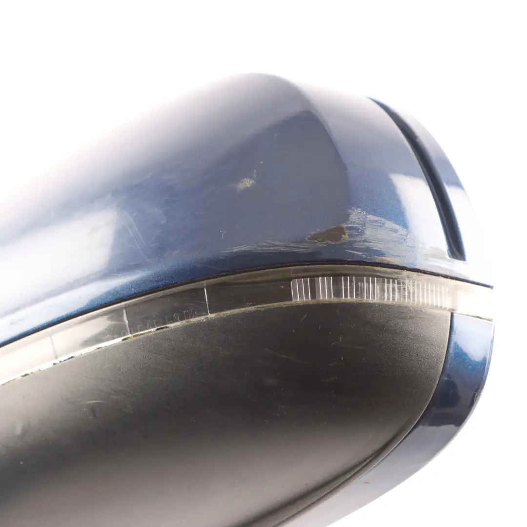 Audi A3 8P Wing Mirror Meteor Left N/S Scuba Blue Metallic - X5Q - SKU RHD-8P2858531GB-SCB - Part number 8P2858531GB