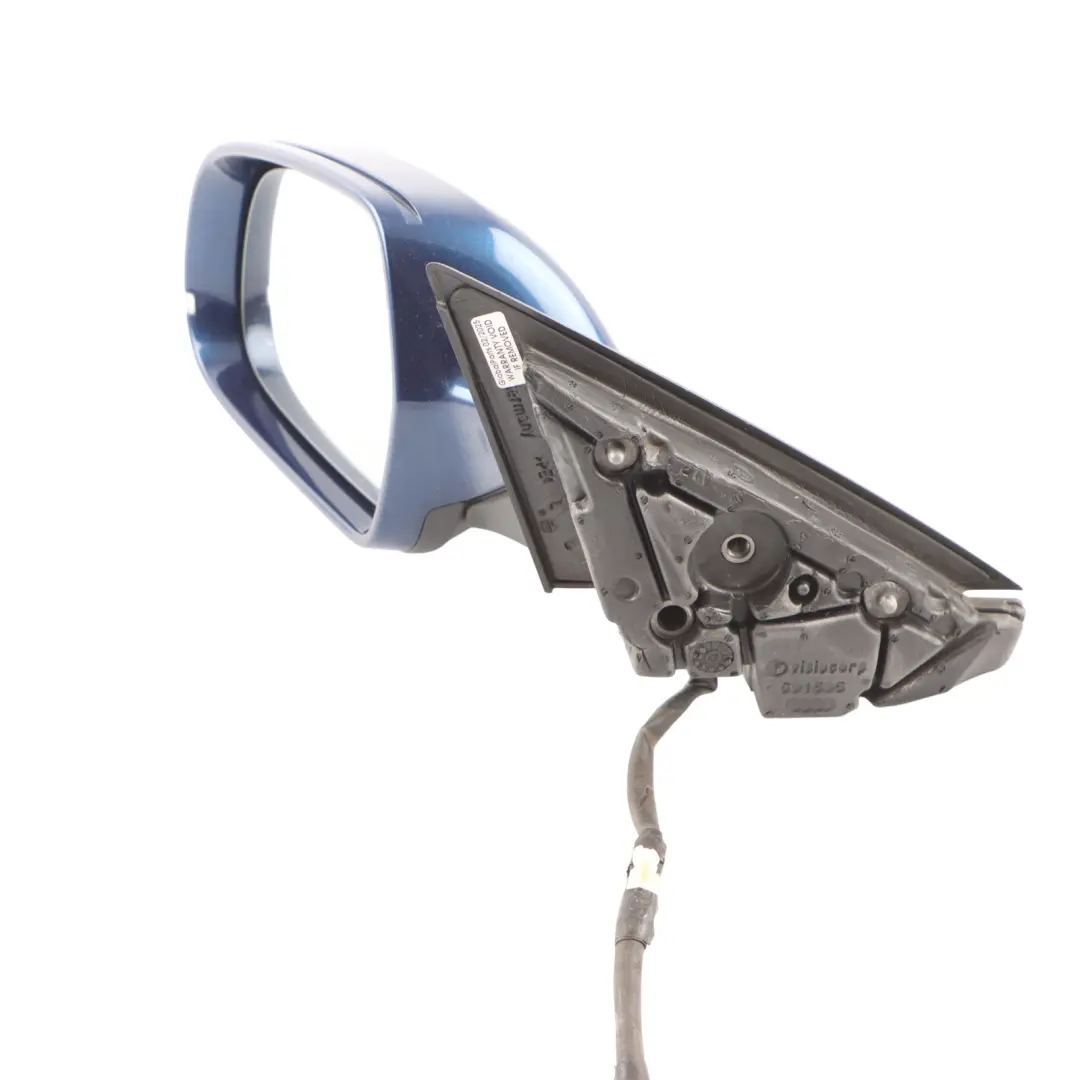 Audi A3 8P Wing Mirror Meteor Left N/S Scuba Blue Metallic - X5Q - SKU RHD-8P2858531GB-SCB - Part number 8P2858531GB