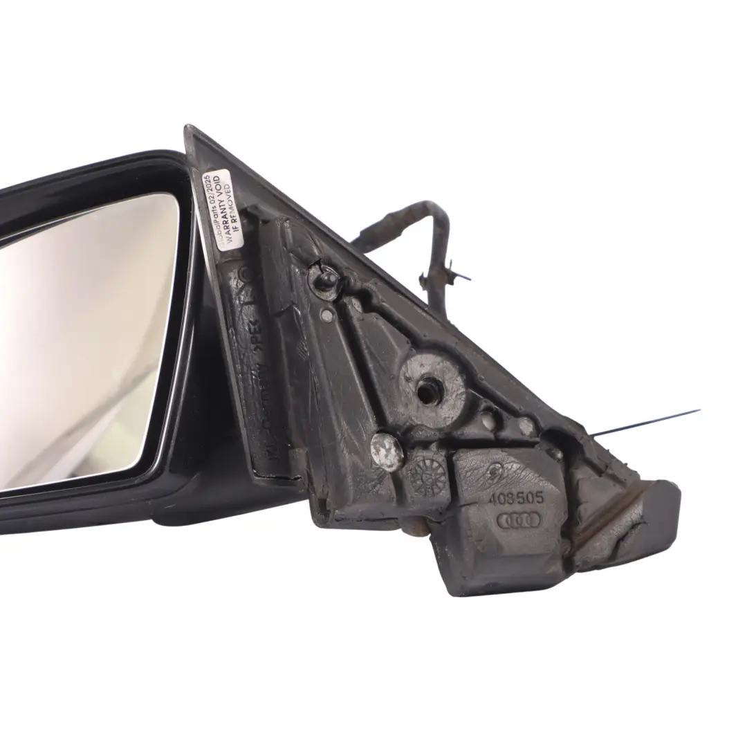 Audi A3 8P Front Electric Wing Mirror Left N/S Brilliant Black Y9B - SKU RHD-8P2858531H-BBL - Part number 8P2858531H