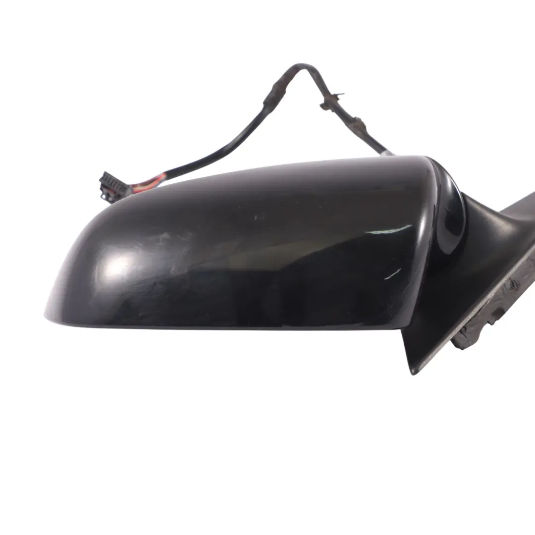 Audi A3 8P Front Electric Wing Mirror Left N/S Brilliant Black Y9B - SKU RHD-8P2858531H-BBL - Part number 8P2858531H