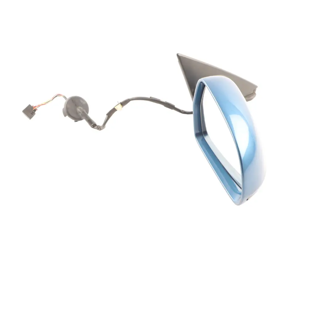 Audi A3 8P Wing Mirror Glass Door Right O/S Aruba Blue Pearl - X5V - SKU RHD-8P2858532EB-ARB - Part number 8P2858532EB