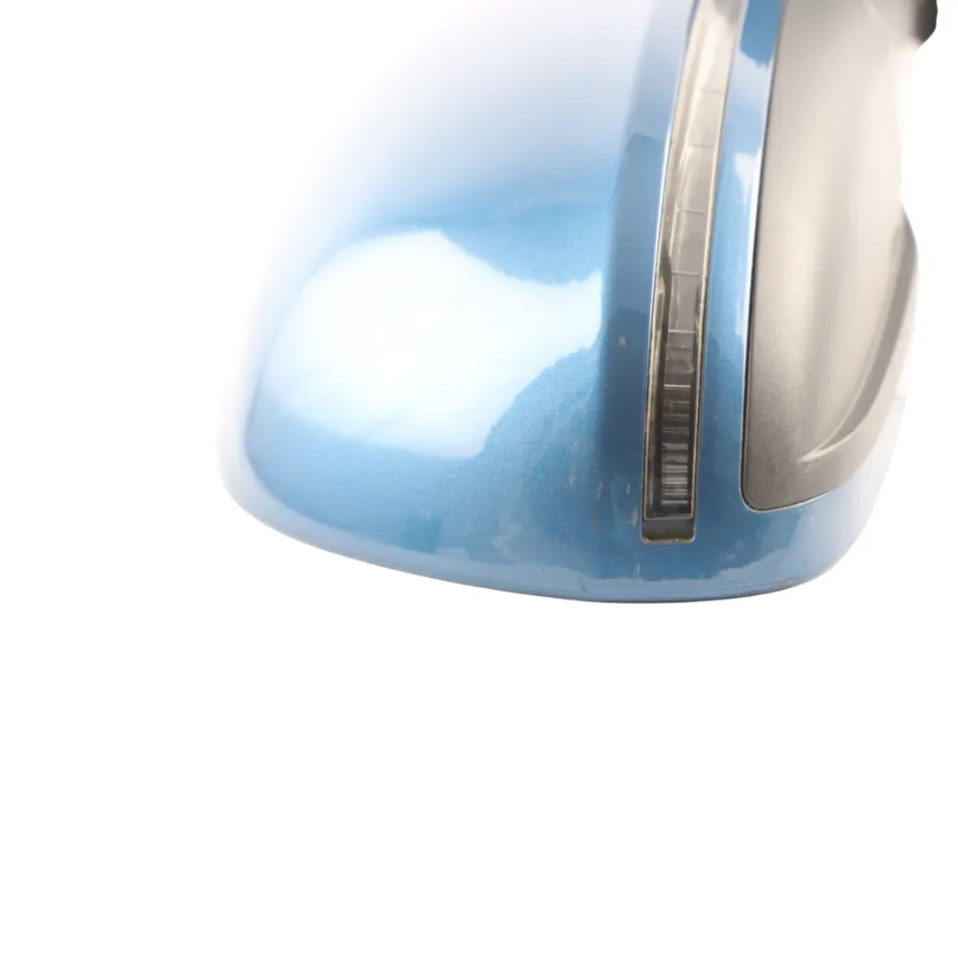 Audi A3 8P Wing Mirror Glass Door Right O/S Aruba Blue Pearl - X5V - SKU RHD-8P2858532EB-ARB - Part number 8P2858532EB