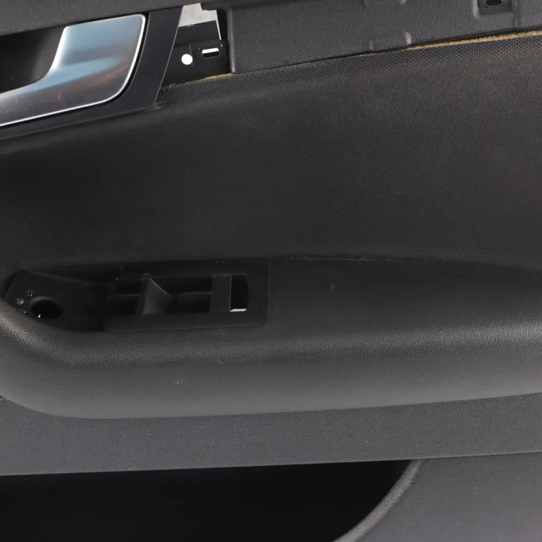 Audi A3 8P Front Door Card Panel Right O/S Soul Black - SKU RHD-8P4867104G-1 - Part number 8P4867104G