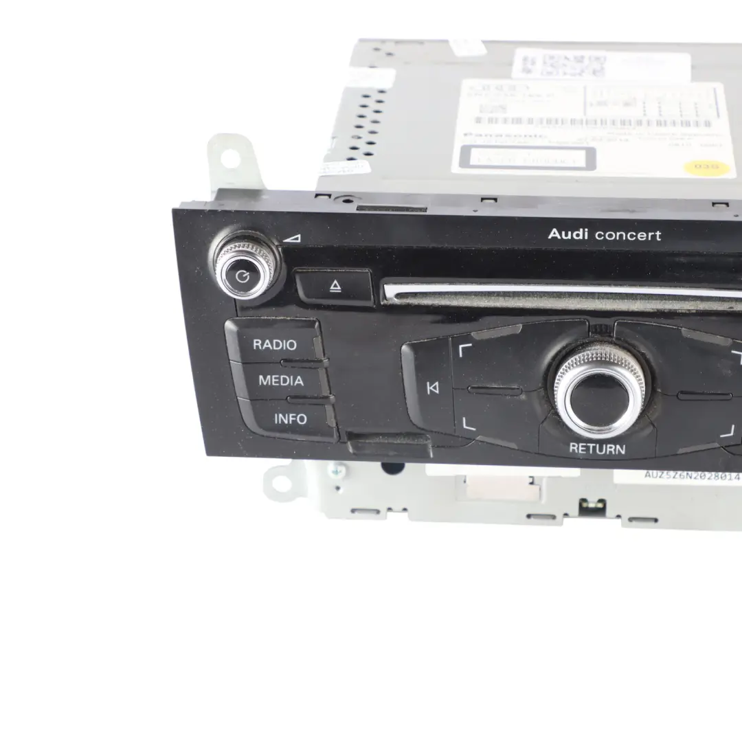 Audi A5 8F Radio Stereo CD Player Reader Head Unit MMI Multimedia - SKU RHD-8R2035186P - Part number 8R2035186P