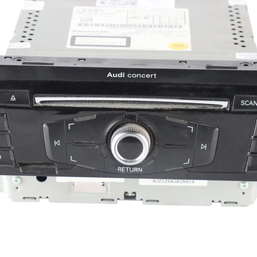 Audi A5 8F Radio Stereo CD Player Reader Head Unit MMI Multimedia - SKU RHD-8R2035186P - Part number 8R2035186P