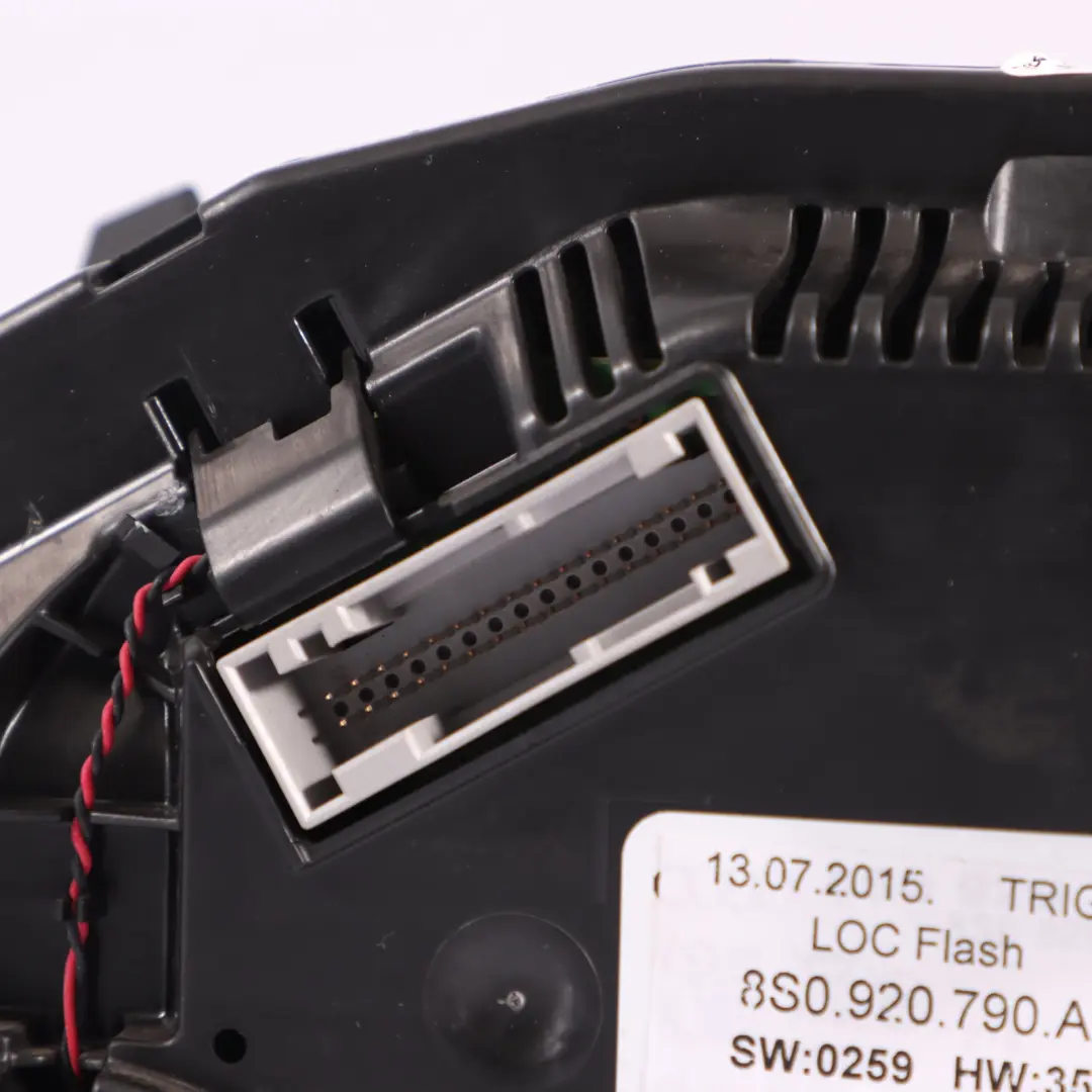 Audi TT FV Petrol Virtual Instrument Cluster Speedo Clocks Automatic - SKU RHD-8S0920790 - Part number 8S0920790