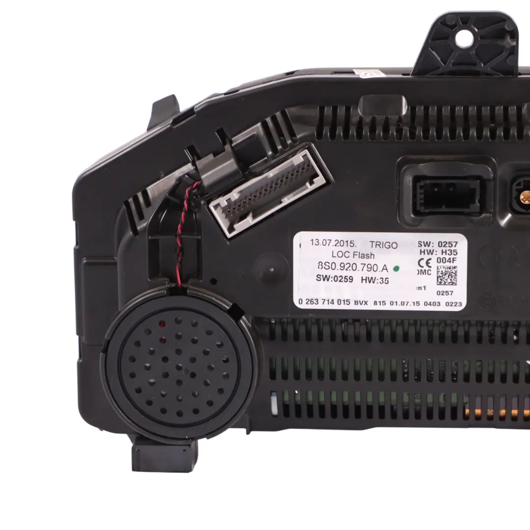 Audi TT FV Petrol Virtual Instrument Cluster Speedo Clocks Automatic - SKU RHD-8S0920790 - Part number 8S0920790